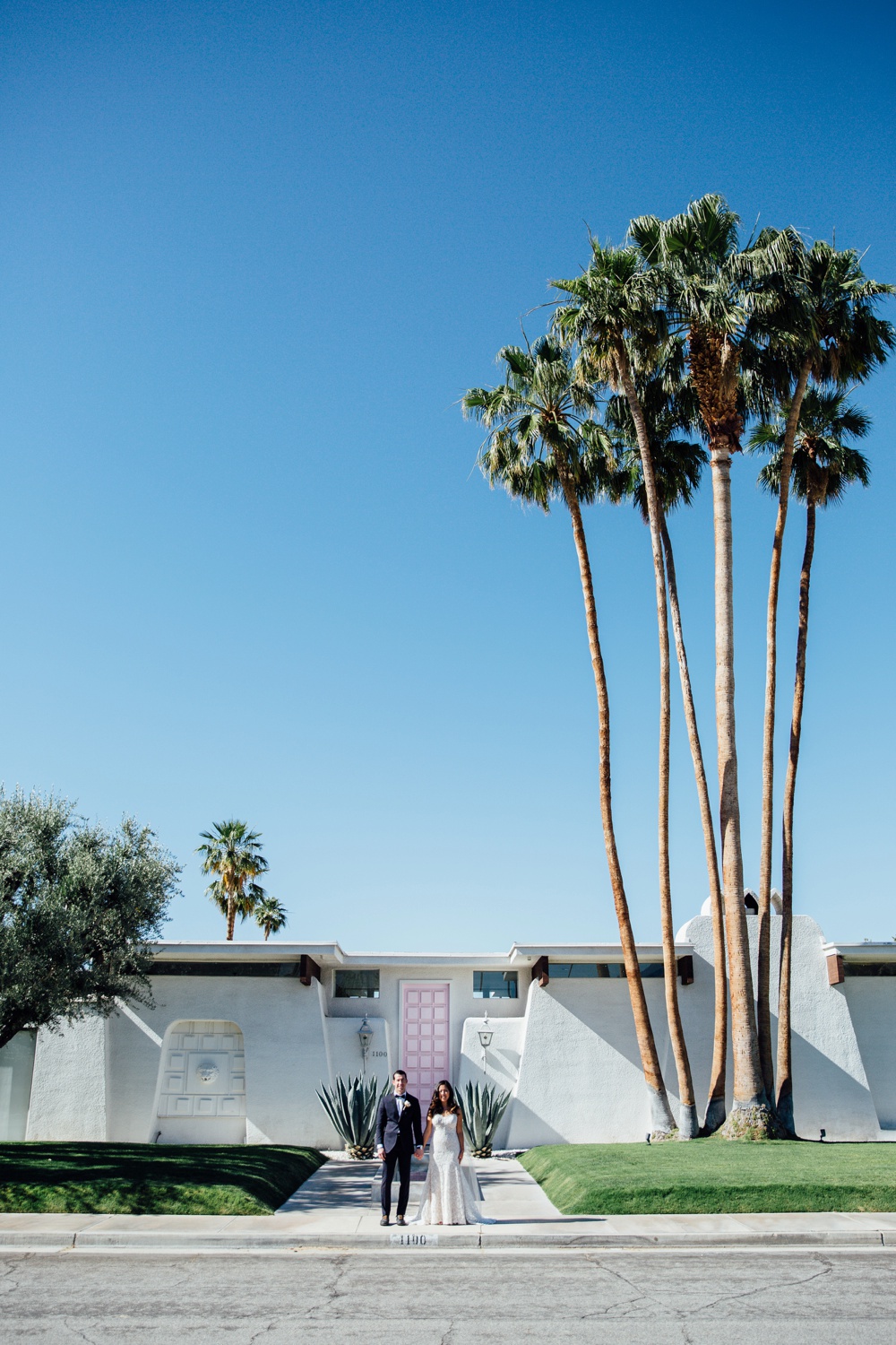 Avalon Hotel wedding That Pink Door Palm Springs